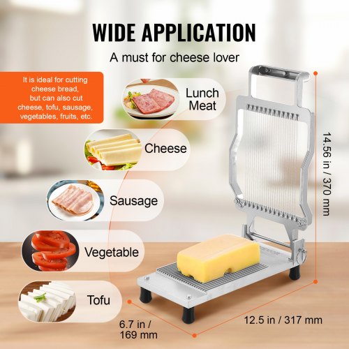 Cheese Cutter with Wire Cheeser Butter Cutting 02 UltraThin Cheese Slicer