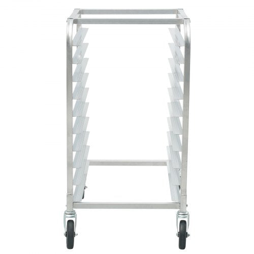 Bun Pan Rack 10Tier Commercial Bakery Racks with Brake Wheels Aluminum