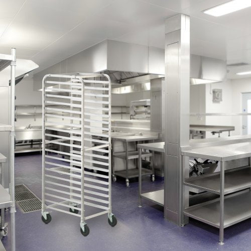 Bun Pan Rack 20Tier Commercial Bakery Racks with Brake Wheels Aluminum
