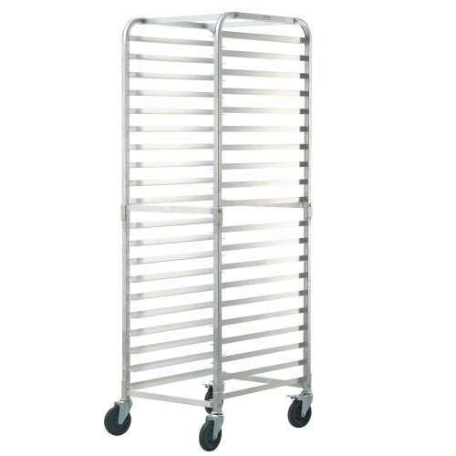 Bun Pan Rack 20Tier Commercial Bakery Racks with Brake Wheels Aluminum