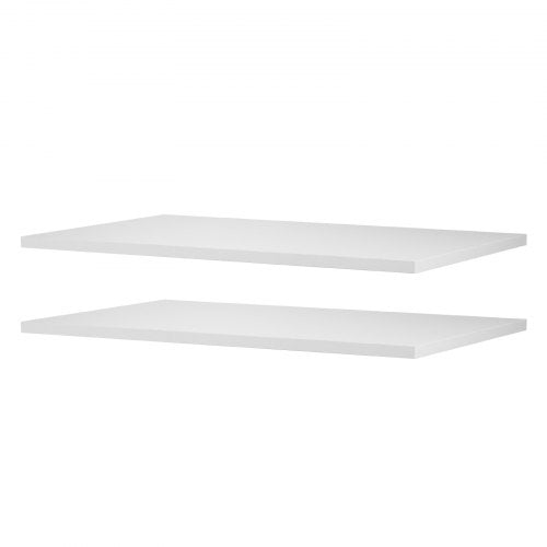 Melamine Shelves 2 Piece Wooden Cabinet Shelves Cut to Size for Closet