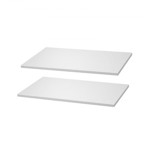 Melamine Shelves 2 Piece Wooden Cabinet Shelves Cut to Size for Closet