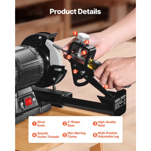 MultiGrind Sharpening System VariGrind Pro Sharpening Jig Kit for 6 8