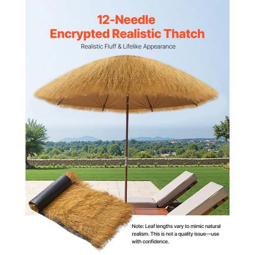 Artificial Thatch Grass Roof 16 x 19.7 ft Tiki Bar Hut Thatch Roofing