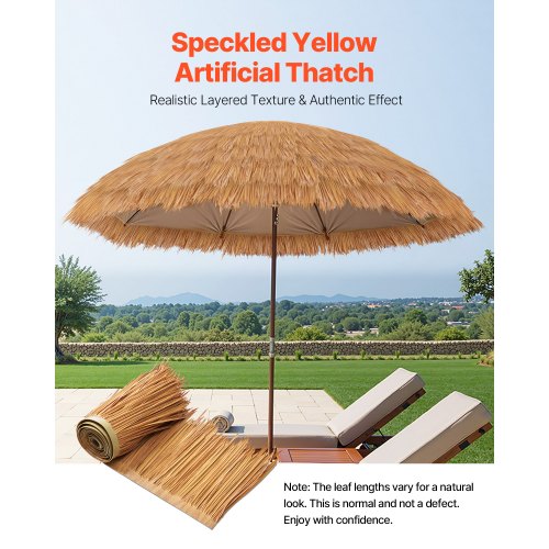 Artificial Thatch Grass Roof 13 x3.2 ft Mexican Style Tiki Bar Hut Skirt