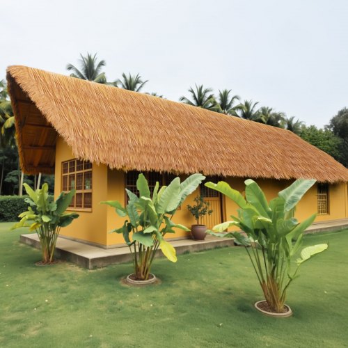 Artificial Thatch Grass Roof 13 x3.2 ft Mexican Style Tiki Bar Hut Skirt