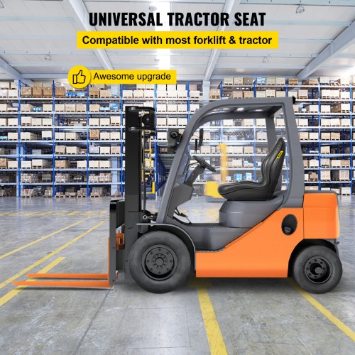 Universal Tractor Seat Replacement 2 Pack Compact High Back Mower Seat