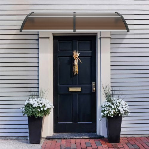 Window Door Awning Canopy 80 x 40 UPF 50 Polycarbonate Entry Door