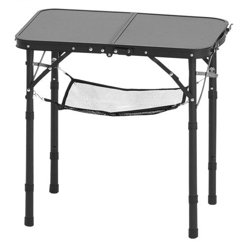 Folding Camping Table Adjustable Height Portable Side Tables Aluminum MDF 1