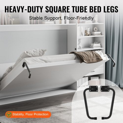 Murphy Bed Kit Twin Size Deluxe DIY Wall Bed Mechanical Hardware Kit