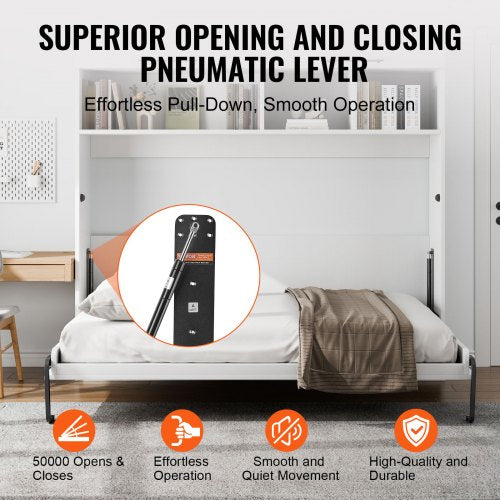 Murphy Bed Kit Full Size Deluxe DIY Wall Bed Mechanical Hardware Kit