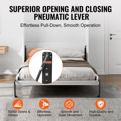 Murphy Bed Kit Full Size Vertical Deluxe DIY Wall Bed Mechanical Hardware