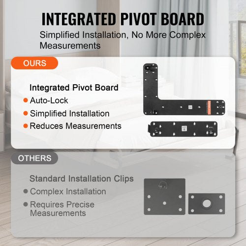 Murphy Bed Kit Twin Size Vertical Deluxe DIY Wall Bed Mechanical Hardware
