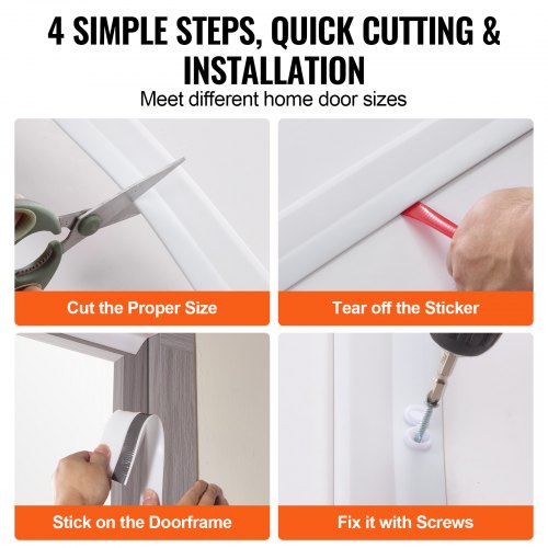 Garage Door Seal Top and Sides Seal Strip 34 FT Universal Weather Stripping