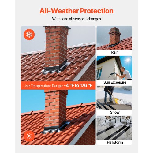 Waterproof Patch and Seal Tape 4 inch x 10 ft Pack of 2 WeatherResistant