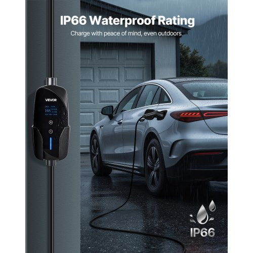 Level 12 EV Charger 16 Amp Adjustable Current Electric Vehicle Portable