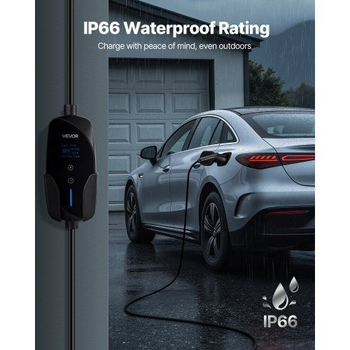 Level 2 EV Charger 32 Amp Adjustable Current 240V Electric Vehicle