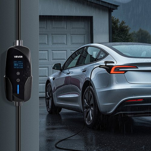 Level 2 Tesla Charger 32 Amp Adjustable Current 240V Portable Home