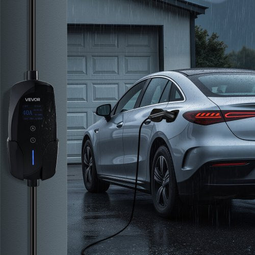 Level 2 EV Charger 40 Amp Adjustable Current 240V Electric Vehicle