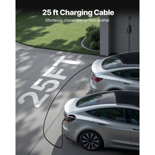 Level 2 Tesla Charger 40 Amp Adjustable Current 240V Portable Home