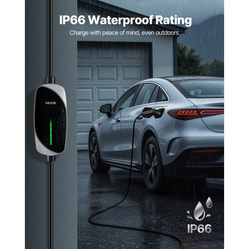Level 12 EV Charger 16 Amp Electric Vehicle Portable Charger with 25 ft