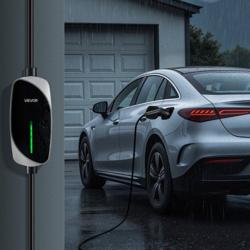 Level 12 EV Charger 16 Amp Electric Vehicle Portable Charger with 25 ft