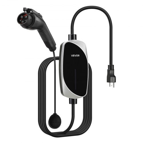 Level 12 EV Charger 16 Amp Electric Vehicle Portable Charger with 25 ft