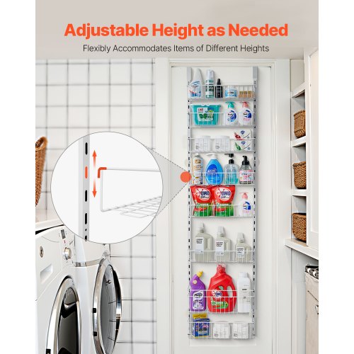 Over the Door Pantry Organizer 8Tier Pantry Organization and Storage