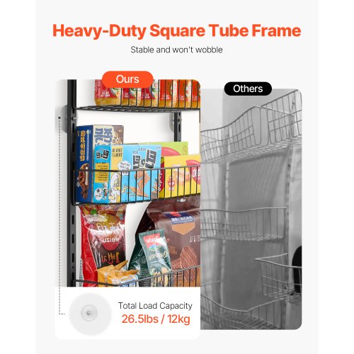 Over the Door Pantry Organizer 8Tier Pantry Organization and Storage