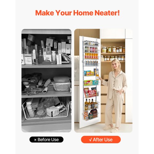 Over the Door Pantry Organizer 9Tier Pantry Organization and Storage