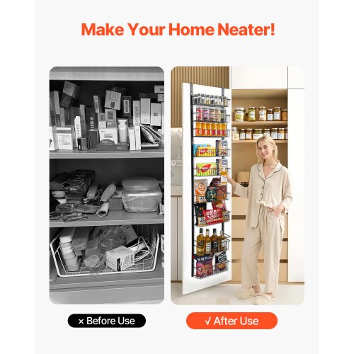 Over the Door Pantry Organizer 9Tier Pantry Organization and Storage