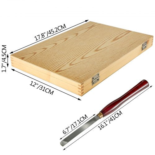 8Piece Wood Lathe Chisel Kit HSS Steel Blades Woodworking Turning Tools