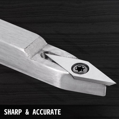 Wood Turning Tools for Lathe 4 PCS Set Carbide Lathe Tools with Diamond