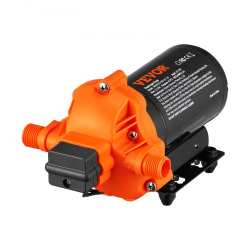 Water Diaphragm Pump 110V AC 33 GPM Flow 45 PSI Rated Pressure 4080
