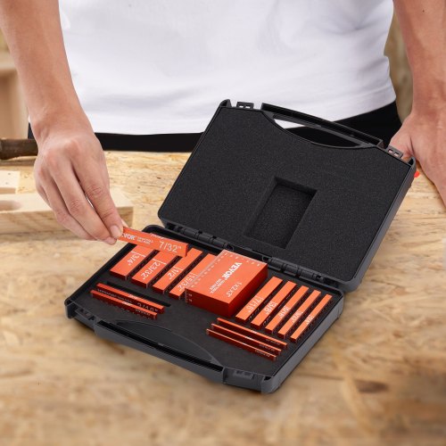 Setup Blocks Woodworking Tools 16Piece Precision Height Gauge Block Set