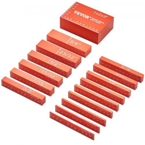 Setup Blocks Woodworking Tools 16Piece Precision Height Gauge Block Set