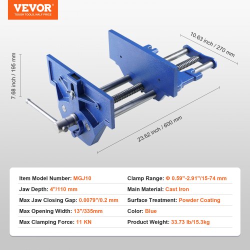 Woodworking Vise 13 inch Woodworking Bench Vise Heavyduty Cast Iron Vice