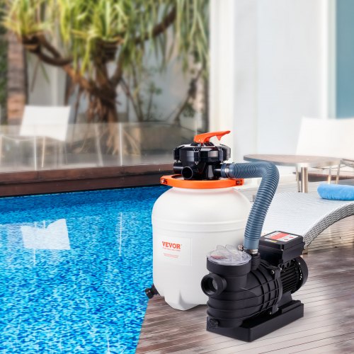 Sand Filter Pump for Above Ground Pools 12inch 3000 GPH 12 HP Swimming