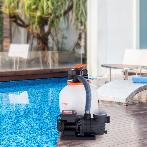 Sand Filter Pump for Above Ground Pools 14inch 3000 GPH 34 HP Swimming