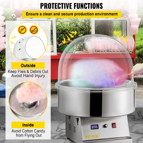 205 Diameter Candy Floss Cover for Candy Floss Maker Machine 52cm Dome