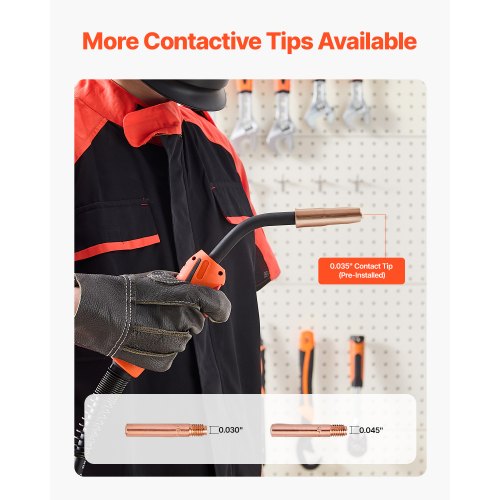 250Amp Mig Welding Gun with 15FT Cable Compatible with LincoIn Power MlG