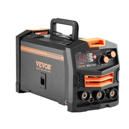 MIG Welder 130A Synergic Mig Welding Machine 2in1 Gas MIGGasless Flux