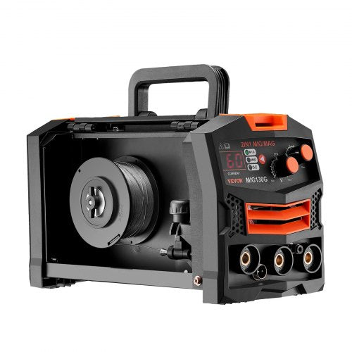 MIG Welder 130A Synergic Mig Welding Machine 2in1 Gas MIGGasless Flux
