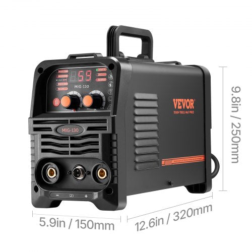 MIG Welder 130Amp Synergic Mig Welding Machine 3in1 Flux Core