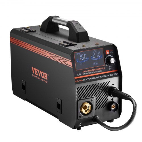 MIG Welder 160A Synergic Mig Welding Machine 4in1 Gas MIGFlux Core