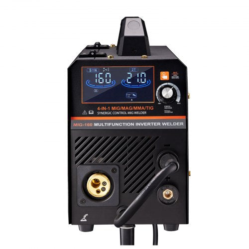 MIG Welder 160A Synergic Mig Welding Machine 4in1 Gas MIGFlux Core