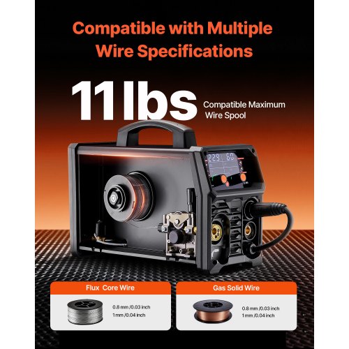 MIG Welder 200A Synergic Mig Welding Machine 4in1 Gas MIGFlux Core