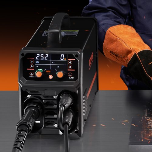 MIG Welder 200A Synergic Mig Welding Machine 4in1 Gas MIGFlux Core