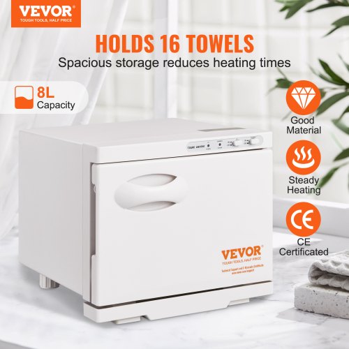 Hot Towel Warmer 8L Spa Hot Towel Warmer Cabinet 2in1 Towel Warmer