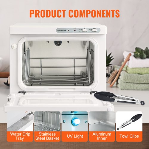 Hot Towel Warmer 8L Spa Hot Towel Warmer Cabinet 2in1 Towel Warmer